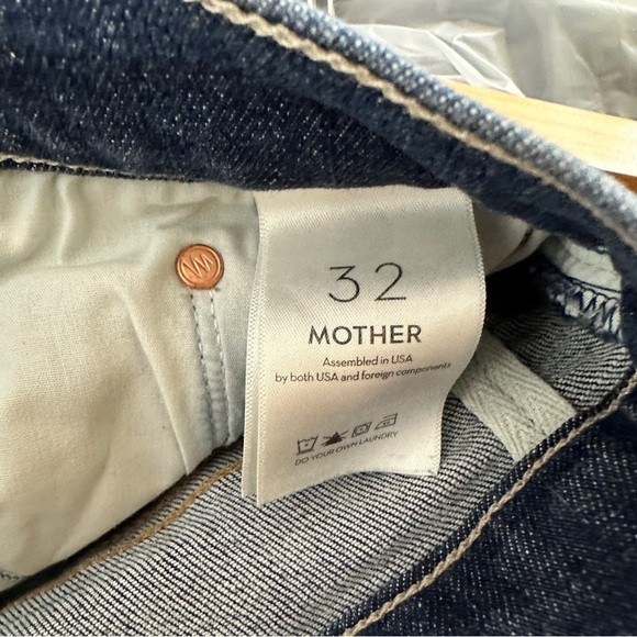 Mother The Weekender Fray One Fell Sweep Jeans sz 32 - Picture 7 of 8